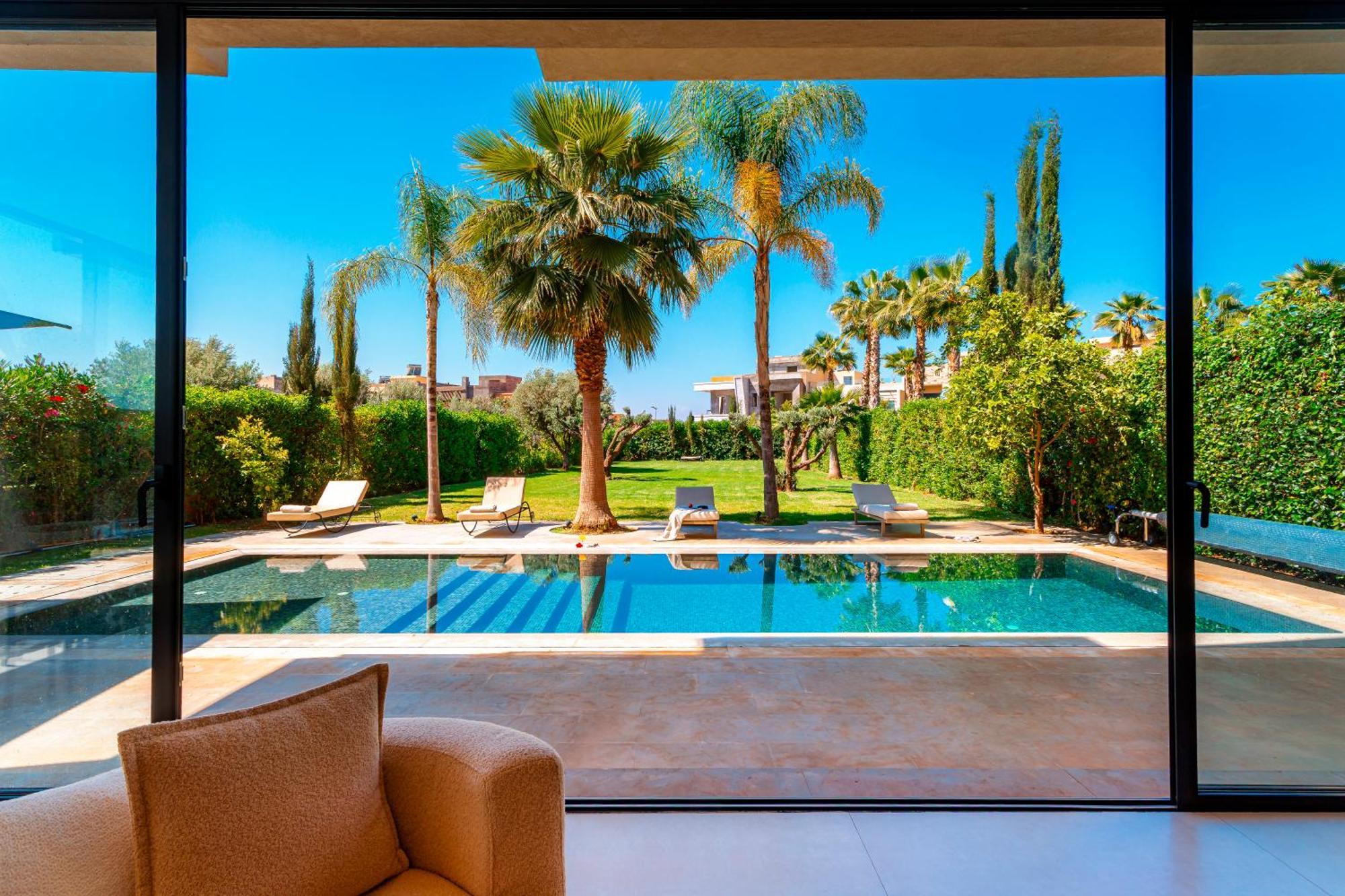 Argana Moderne Et Luxueuse Piscine Chauffee Marrakesh