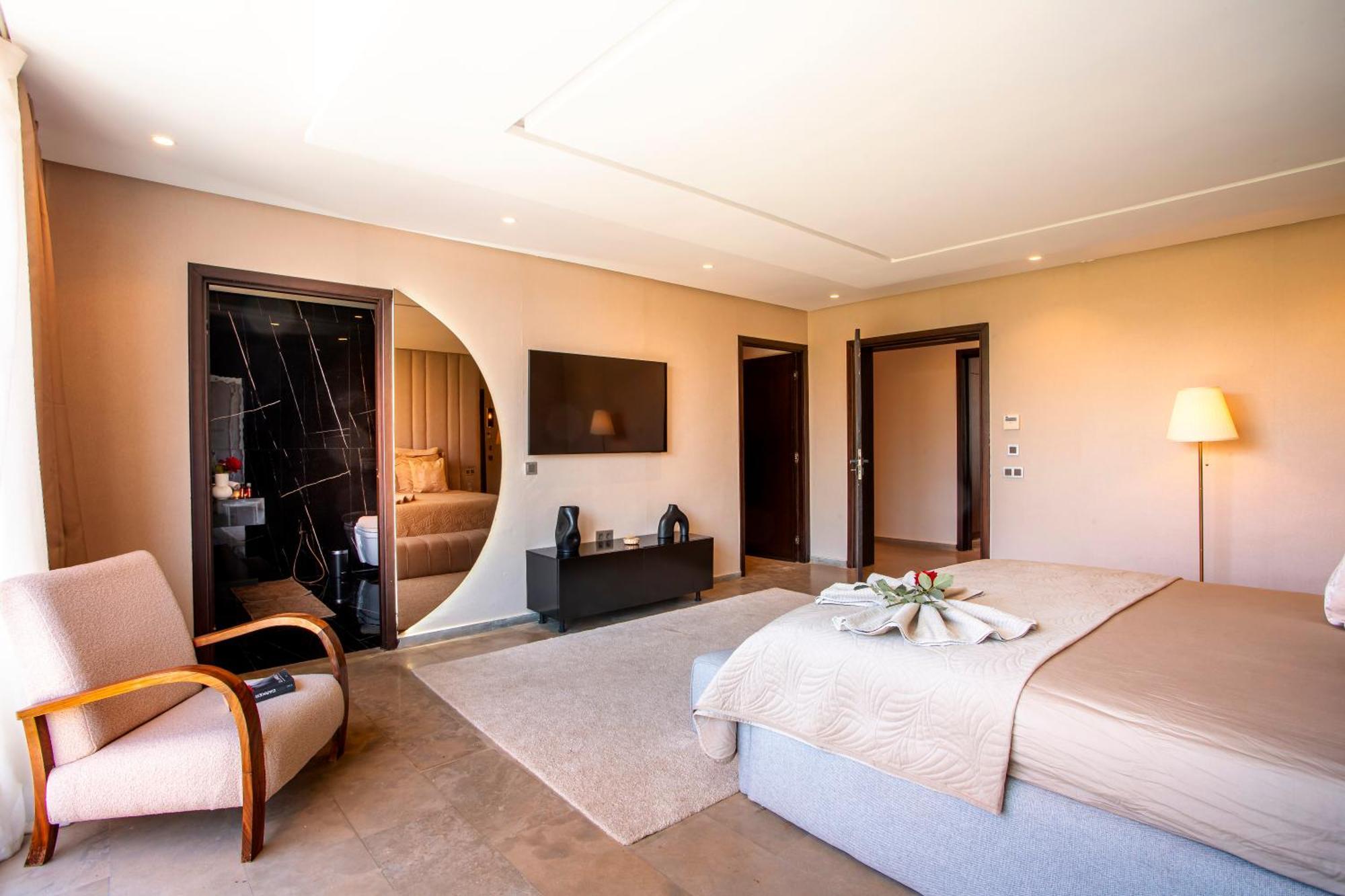 Argana Moderne Et Luxueuse Piscine Chauffee Marrakesh